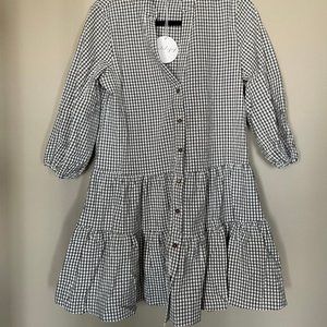 NWT Gingham Mini Dress